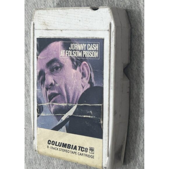 Johnny Cash At Folsom Prison Columbia 8 Track Stereo Record Album 1968 - Picture 3 of 7